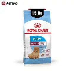 غذای خشک سگ مینی ایندور پاپی رویال کنین (Royal Canin Mini Indoor Puppy) وزن 1.5 کیلوگرم