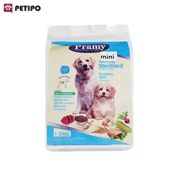 غذاي خشک سگ عقيم شده نژاد کوچک پرامی (Pramy Mini Adult Dog Sterilized Food) وزن 1.5 کیلوگرم