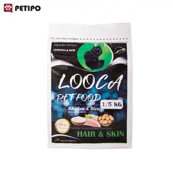 غذاي خشک گربه مخصوص پوست و مو لوکا (Looca Adult Cat Hair&Skin Food) وزن 1.5 کیلوگرم