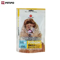 تشويقي سگ مرغ و گوشت مدکاو اندازه متوسط وزن 100 گرم