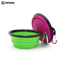 ظرف آب و غذای مسافرتی حیوان خانگی (Portable Pet Feeding Dish) اندازه کوچک