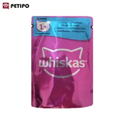 غذای پوچ گربه بالغ با طعم تن ویسکاس (Whiskas Tuna Pouch) وزن 85 گرم