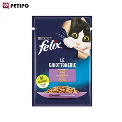 غذای پوچ گربه با طعم گوشت بره فلیکس (Felix Pouch Lamb in Jelly) وزن 85 گرم