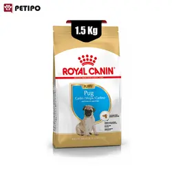 غذای خشگ توله سگ پاگ پاپی رویال کنین (Royal Canin Dog Pug Puppy) وزن 1.5 کیلوگرم