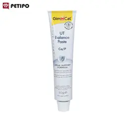 خمیر مالت گربه پشتیبانی عملکرد دستگاه ادراری گربه جیم کت (GimCat Urinary UT Balance Paste) وزن 50 گرم