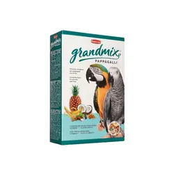 غذای طوطی سانان پادوان مدل Pappagalli grandmix وزن 600 گرم - PETKALA24