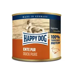 کنسرو سگ هپی داگ Duck Pure وزن 400 گرمی | PETKALA24
