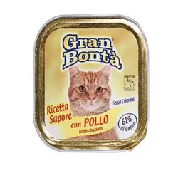 غذای پته گربه gran bonta مدل chiken وزن 100 گرمی | PETKALA24