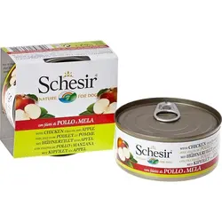 کنسرو سگ شسیر با طعم فیله مرغ و سیب وزن 150 گرمی | PETKALA24