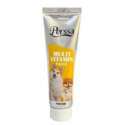 خمیر مولتی ویتامین سگ پرسا 100 گرمی - فروشگاه PETKALA24 - ارائه دهنده خدمات و غذای حیوانات خانگی