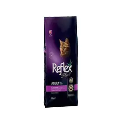 غذا خشک گربه رفلکس پلاس مدل گورمت (فله) - فروشگاه PETKALA24 - ارائه دهنده خدمات و غذای حیوانات خانگی