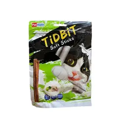 تشویقی مدادی گربه تیدبیت طعم مرغ و سیب وزن ۶۰ گرم - فروشگاه PETKALA24 - ارائه دهنده خدمات و غذای حیوانات خانگی