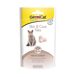 قرص تقویت کننده پوست و مو گربه جیم کت GimCat Tabs Skin & Coat وزن 40 گرم | فروشگاه PETKALA24 - ارائه دهنده خدمات و غذای حیوانات خانگی