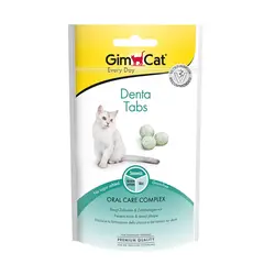 قرص مراقبت از دندان گربه جیم کت GimCat Denta Tabs وزن 40 گرم | فروشگاه PETKALA24 - ارائه دهنده خدمات و غذای حیوانات خانگی