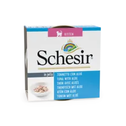 کنسرو بچه گربه شسیر با طعم ماهی تن و آلوئه ورا وزن 85 گرمی | PETKALA24