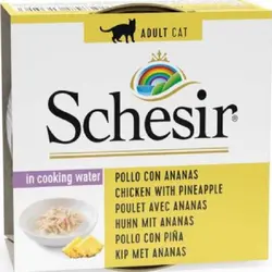 کنسرو گربه شسیر با طعم مرغ و آناناس وزن 85 گرمی | PETKALA24