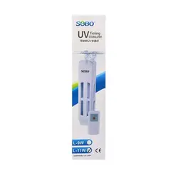 لامپ یو وی استرلیزه کننده آکواریوم UV-L-11W سوبو - وب سایت آکواریوم آنلاین پت لند 360