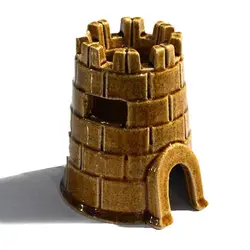 دکور و پناهگاه سفالی آکواریوم طرح قلعهGH-28 - وب سایت آکواریوم آنلاین پت لند 360