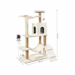 درخت گربه و اسکرچر نینا پت مدل c1