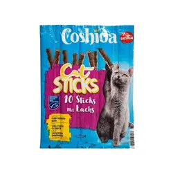 تشویقی گربه کوشیدا با طعم گوشت ماهی سالمون تازه وزن 25 گرم بسته 5 عددی