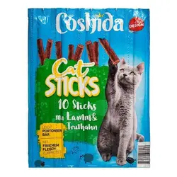 تشویقی مدادی گربه کوشیدا  با طعم گوشت بره و بوقلمون تازه وزن 25 گرم بسته 5 عددی