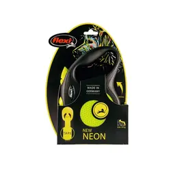بند قلاده 5 متری فلکسی مدل Neon سایز M