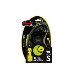 بند قلاده 5 متری فلکسی مدل Neon سایز S
