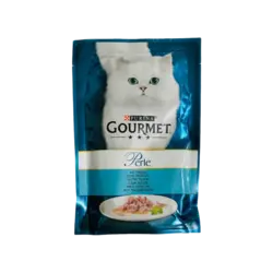 پوچ گربه گورمت با طعم ماهی تن وزن 85 گرم