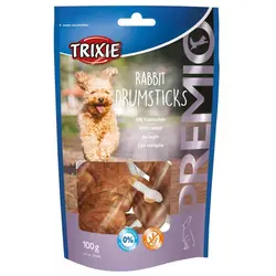 تشویقی سگ تریکسی مدل Rabbit Drumsticks با طعم خرگوش وزن 100 گرم