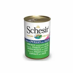 کنسرو بچه گربه شسیر با طعم فیله مرغ و آلوئه وزن 140 گرم