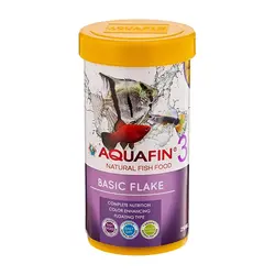 غذای ماهی آکوافین مدل Basic flake وزن 150 گرم