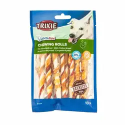 تشویقی دنتال سگ تریکسی مدل Chewing Rolls وزن 80 گرم