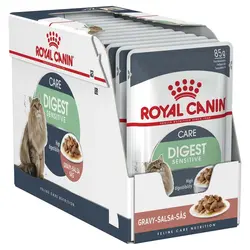 پوچ رویال کنین مخصوص گربه بالغ با حساسیت گوارشی (Digestive Care) باکس