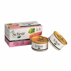 کنسرو غذای سگ شسیر با طعم فیله مرغ و بره بسته 4 عددی