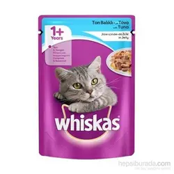 پوچ گربه ویسکاس با طعم ماهی تن در ژله وزن 85 گرم