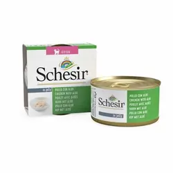 کنسرو بچه گربه شسیر با طعم مرغ و آلوئه وزن 85 گرم