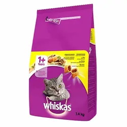 غذای خشک گربه ویسکاس با طعم مرغ وزن 1.4 کیلوگرم