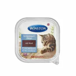 خوراک کاسه ای (ووم) گربه وینستون با طعم گوشت گوساله