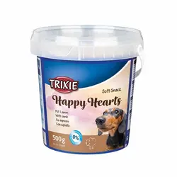تشویقی نرم سگ تریکسی مدل Happy Hearts وزن 500 گرم