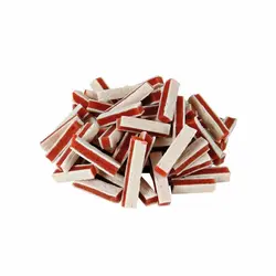 تشویقی سگ تریکسی مدل Fish Chicken Stripes وزن 75 گرم