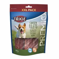 تشویقی سگ تریکسی مدل Chicken Fillets وزن 3۰۰ گرم