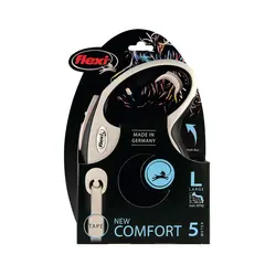 بند قلاده 5 متری فلکسی مدل New Comfort سایز L (نواری)