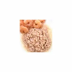 کنسرو نچرال گربه شایر با طعم مرغ و میگو وزن 110 گرم