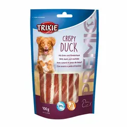 تشویقی سگ تریکسی مدل Crispy Ducks وزن 100 گرم