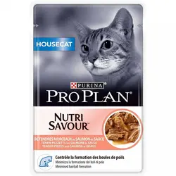 پوچ گربه پروپلن مدل HOUSECAT با ماهی سالمون مخصوص گربه خانگی