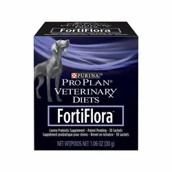 مکمل پروبیوتیک سگ پروپلن مدل Fortiflora در ۳۰ بسته ۱ گرمی