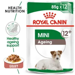 پوچ سگ رویال کنین مدل Mini ageing بالای 12 سال وزن 85 گرم