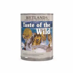 کنسرو سگ تیست آف د وایلد مدل Wetlands وزن 390 گرم