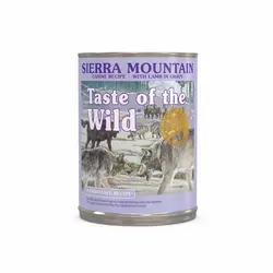 کنسرو سگ تیست آف د وایلد مدل Sierra Mountain وزن 390 گرم