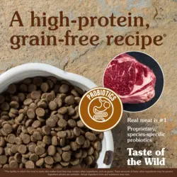 غذای خشک سگ تیست اف د وایلد مدل High prairie با طعم گاومیش و گوزن
